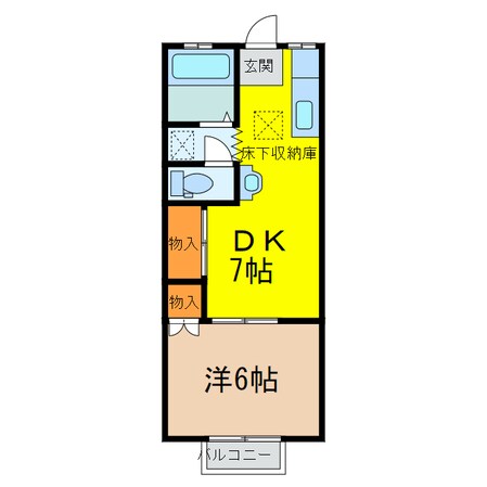 ラ・フォーレ小山の物件間取画像